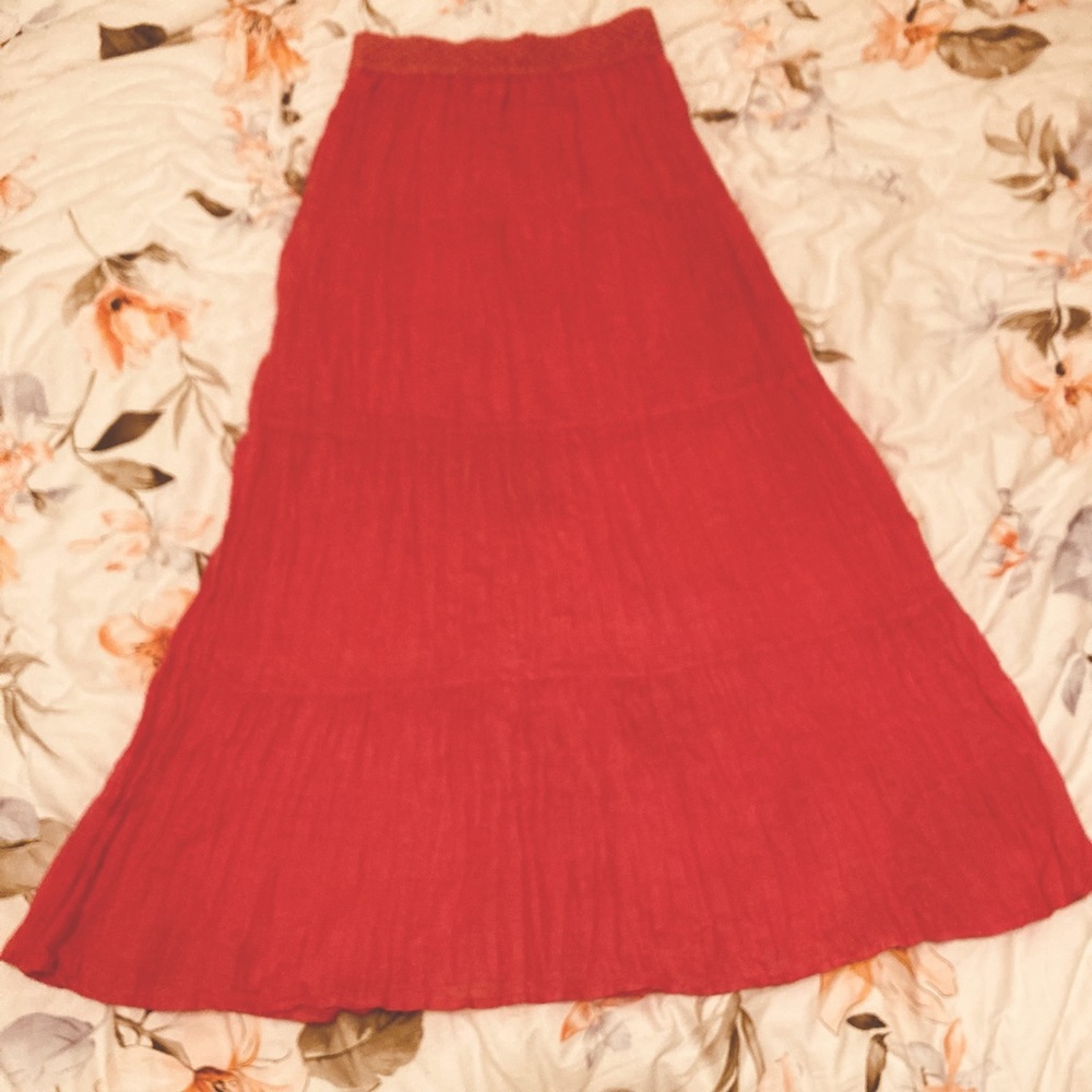 Maxi Coral Skirt